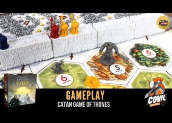 Covil dos Jogos – Gameplay Catan Game of Thrones (Ao Vivo)