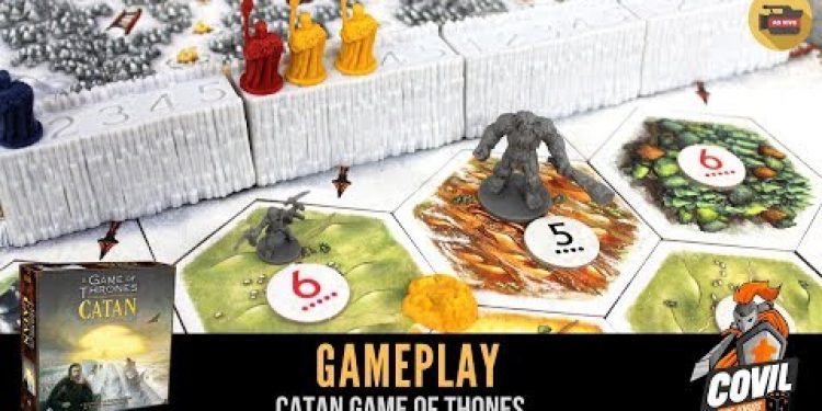 Covil dos Jogos – Gameplay Catan Game of Thrones (Ao Vivo)