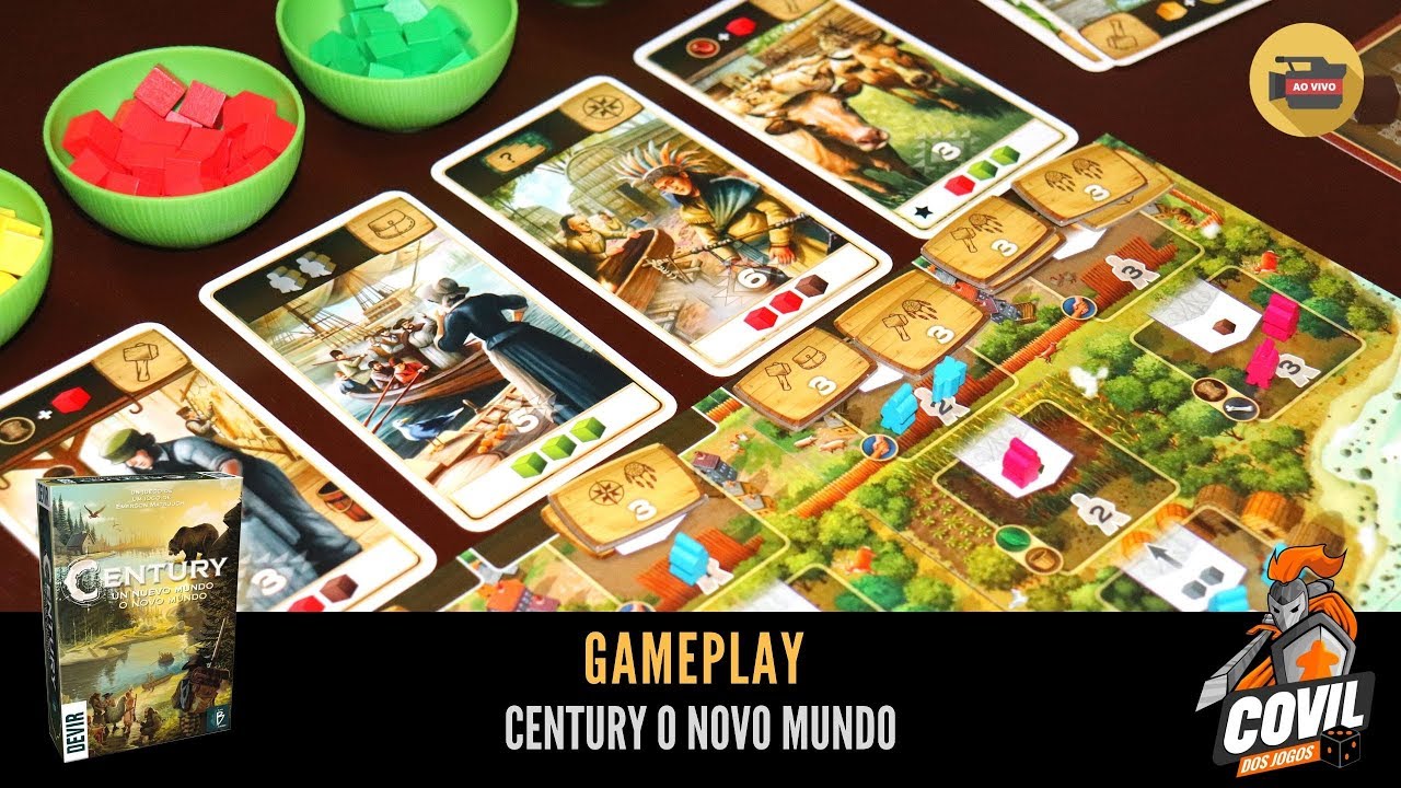 Covil dos Jogos – Gameplay Century O Novo Mundo (Ao Vivo)