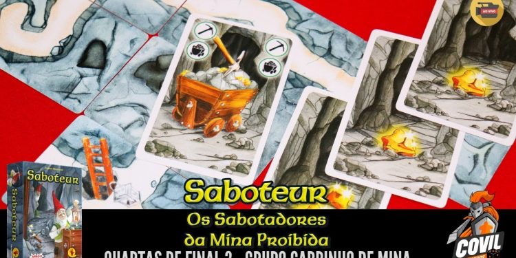 Torneio Saboteur – Quartas de Final 3 – Grupo Carrinho (Ao Vivo)