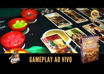 Covil dos Jogos – Gameplay Century Rota das Especiarias (Ao Vivo)