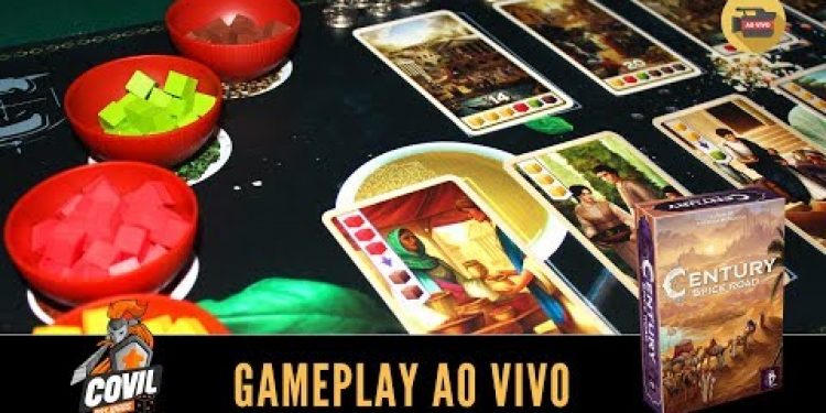 Covil dos Jogos – Gameplay Century Rota das Especiarias (Ao Vivo)