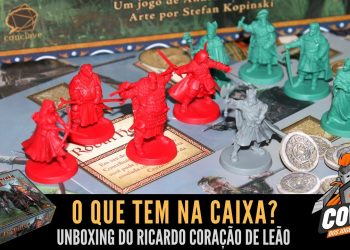 Covil dos Jogos – O Que Tem na Caixa? Unboxing Ricardo Coração de Leão