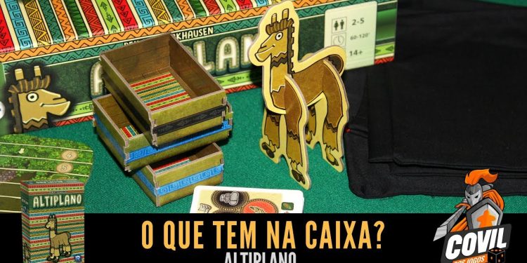 Covil dos Jogos – O Que Tem na Caixa? Unboxing Altiplano