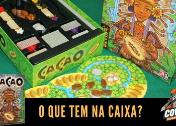 Covil dos Jogos – O Que Tem na Caixa? Unboxing de Cacao