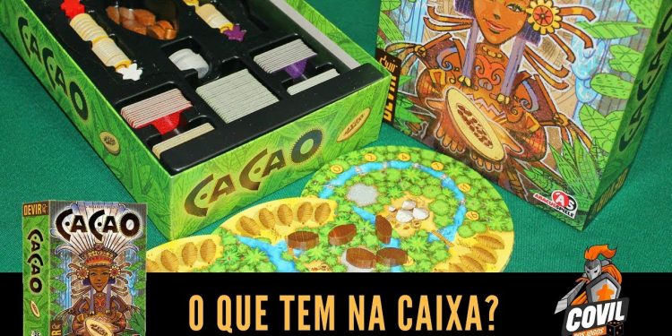 Covil dos Jogos – O Que Tem na Caixa? Unboxing de Cacao