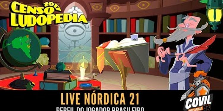 Covil dos Jogos – Live Nórdica 21 Censo Ludopedia 2017