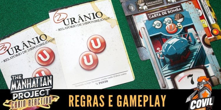 Covil dos Jogos – Regras e Gameplay The Manhattan Project: Chain Reaction