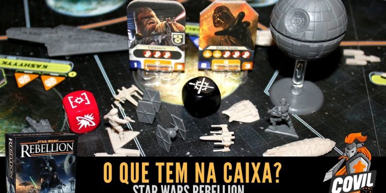 Covil dos Jogos – O Que Tem na Caixa? Unboxing Star Wars Rebellion