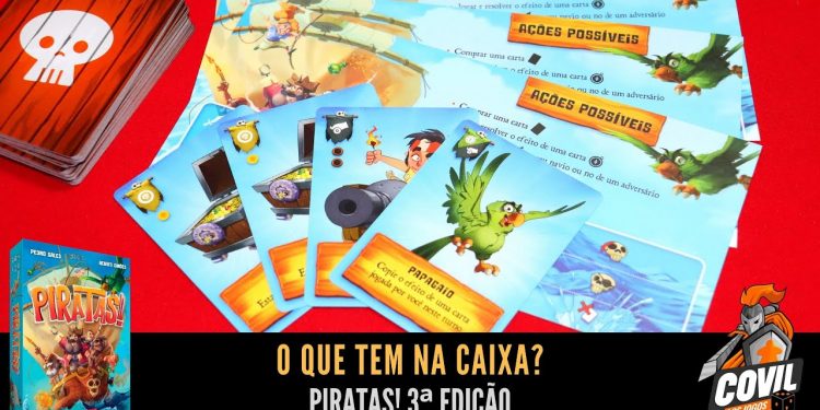O Que Tem na Caixa? Unboxing Piratas! 3ª Edição