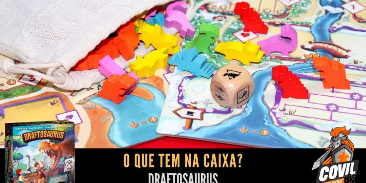 O Que Tem na Caixa? Unboxing Draftosaurus