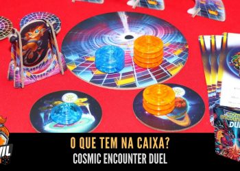 O Que Tem na Caixa? Unboxing Cosmic Encounter Duel