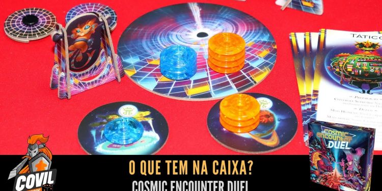 O Que Tem na Caixa? Unboxing Cosmic Encounter Duel