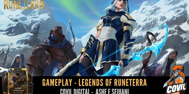 Covil Digital – Gameplay Legends of Runeterra (Deck Ashe e Sejuani) – Poder Glacial!