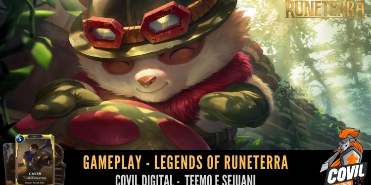 Covil Digital – Gameplay Legends of Runeterra (Deck Teemo e Sejuani) – Cogumelos no Gelo!