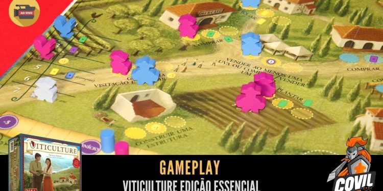 Covil dos Jogos – Gameplay Viticulture (Ao Vivo)
