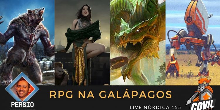 Live Nórdica 155 – RPG na Galápagos com Persio Sposito