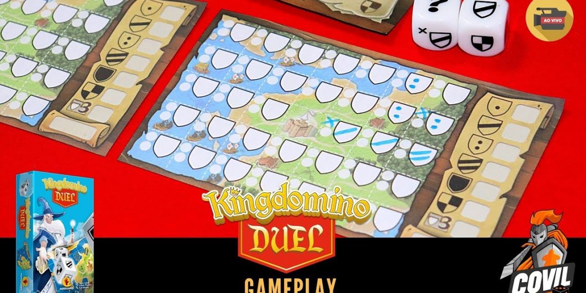 Covil dos Jogos – Gameplay Kingdomino Duel (Ao Vivo)