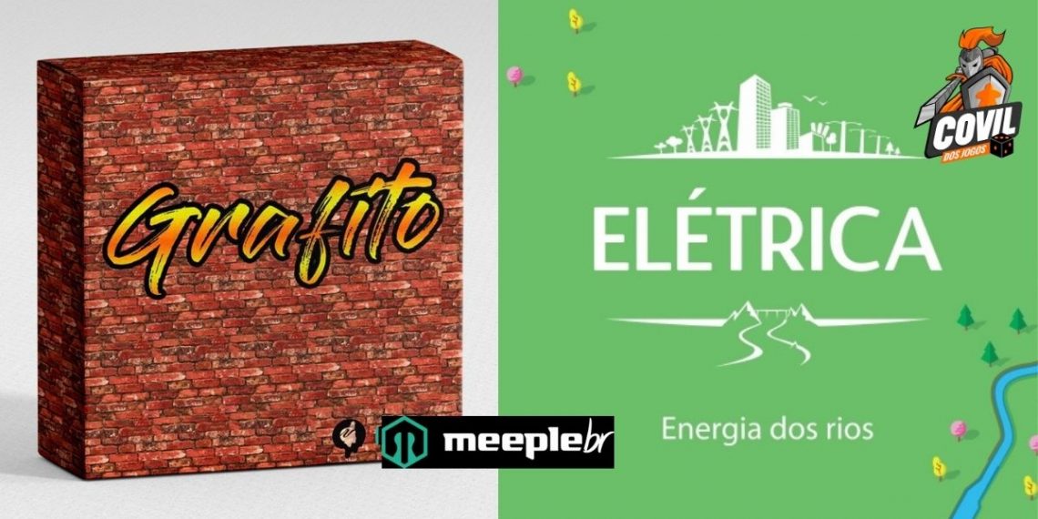 Papo do Ladino: Elétrica e Grafito , os dois novos nacionais da Meeple BR.