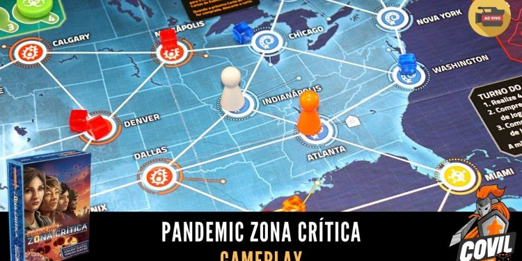 Covil dos Jogos – Gameplay Pandemic: Zona Crítica