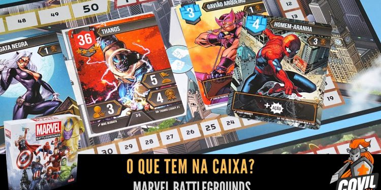 O Que Tem na Caixa? Unboxing de Marvel Battlegrounds