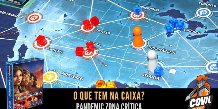O Que Tem na Caixa? Unboxing de Pandemic: Zona Crítica