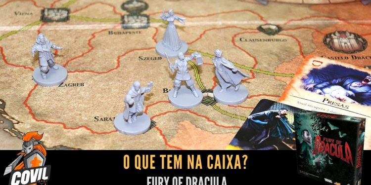 O Que Tem na Caixa? Unboxing de Fury of Dracula