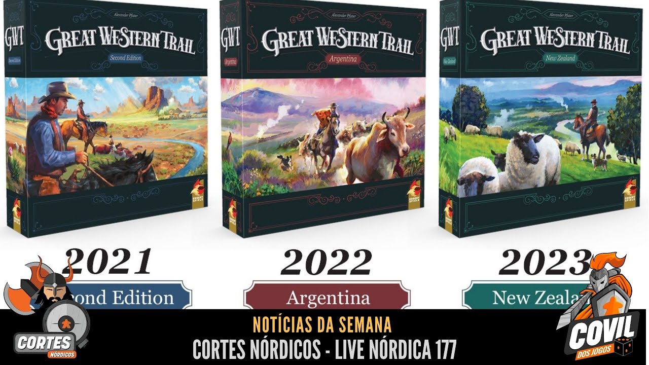 Notícias da Semana – Nova Edição do Great Western Trail e Zombicide Undead or Alive