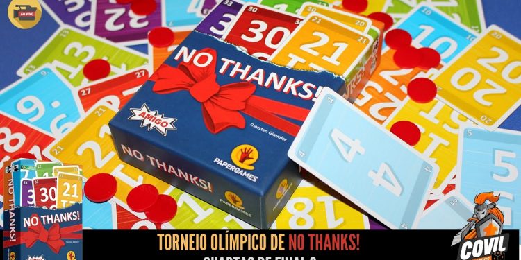 Torneio Olímpico de No Thanks! Quartas de Final 3