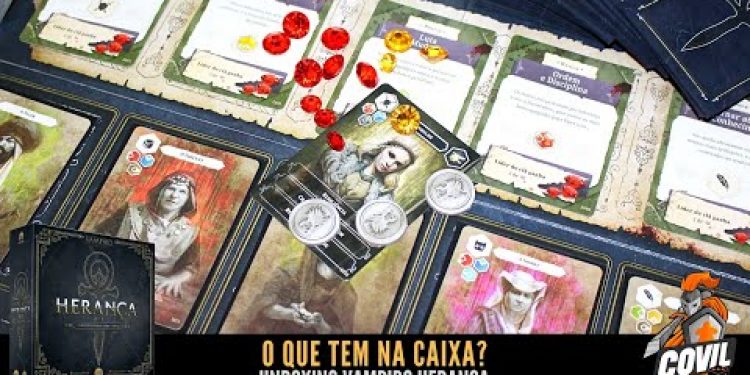 O Que Tem na Caixa? Unboxing Vampiro: A Máscara – Herança