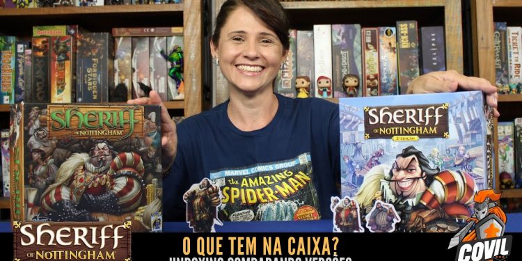 O Que Tem na Caixa? Unboxing Sheriff of Nottingham (2ª Edição)