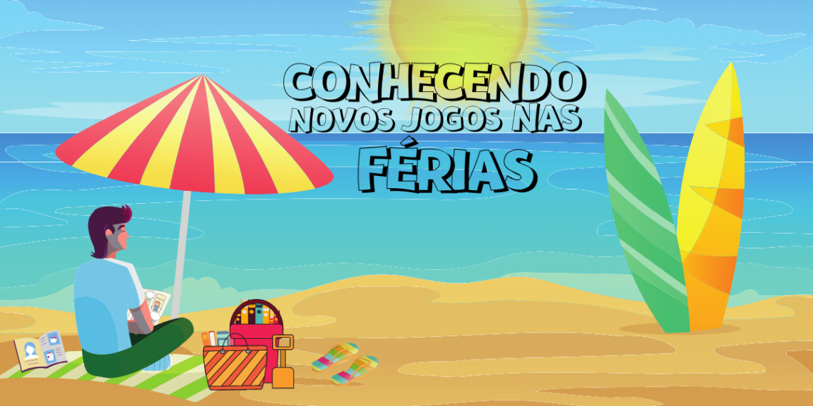 Conhecendo novos jogos nas férias.