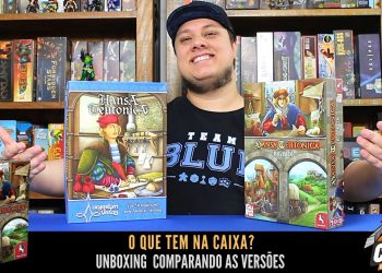 O Que Tem na Caixa? Unboxing Hansa Teutonica Big Box