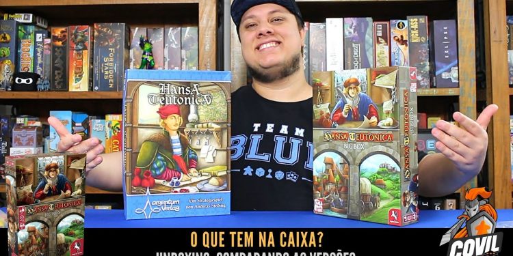 O Que Tem na Caixa? Unboxing Hansa Teutonica Big Box