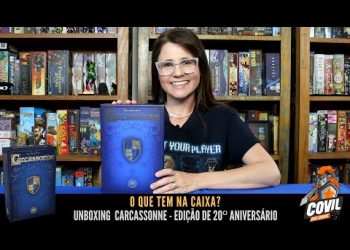 O Que Tem na Caixa? Unboxing Carcassonne: Edição de 20º Aniversário