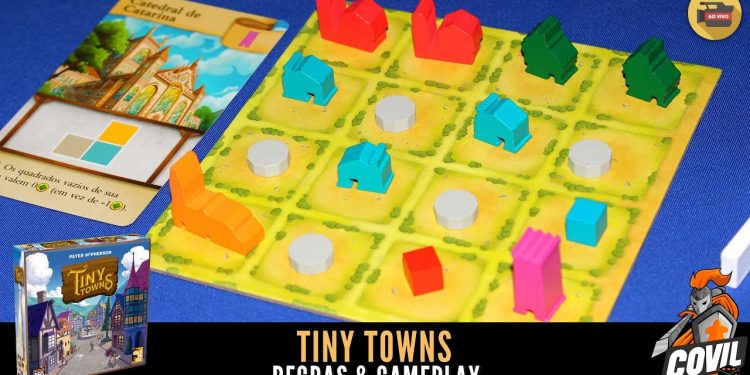 Tiny Towns –  Regras  e Gameplay Ao Vivo