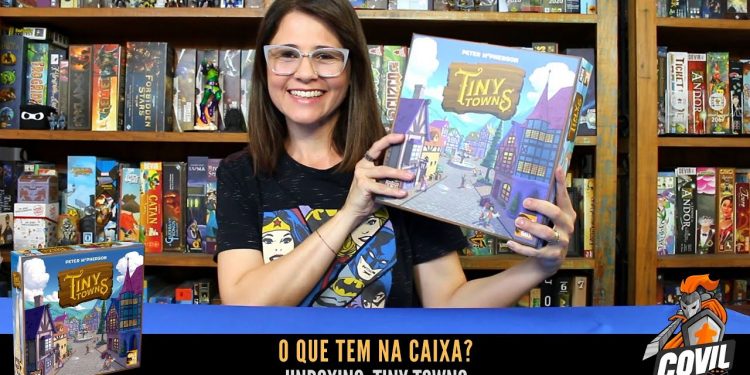 O Que Tem na Caixa? Unboxing Tiny Towns