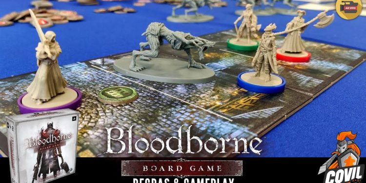 Bloodborne Board Game –  Regras  e Gameplay Ao Vivo