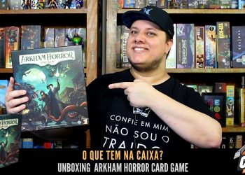 O Que tem na Caixa? Unboxing Arkham Horror Card Game