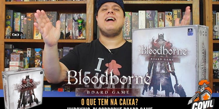 O Que tem na Caixa? Unboxing Bloodborne Board Game