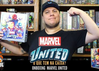 O Que tem na Caixa? Unboxing Marvel United
