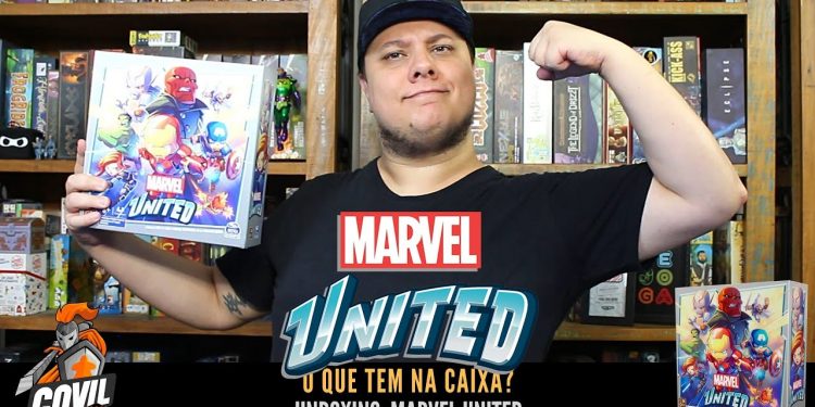 O Que tem na Caixa? Unboxing Marvel United