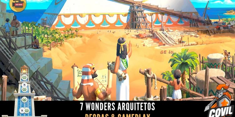7 Wonders Arquitetos –  Regras  e Gameplay Ao Vivo