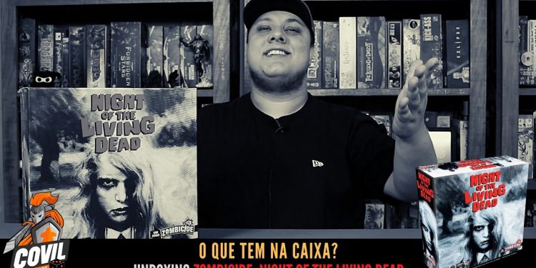 O Que tem na Caixa? Unboxing Zombicide: Night of the Living Dead