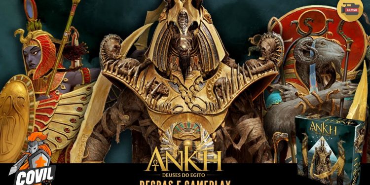 Ankh Deuses do Egito –  Regras  e Gameplay Ao Vivo