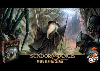 O Que tem na Caixa? Unboxing O Senhor dos Anéis Card Game
