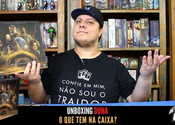 O Que tem na Caixa? Unboxing Duna: Um Jogo de Conquistas e Diplomacia