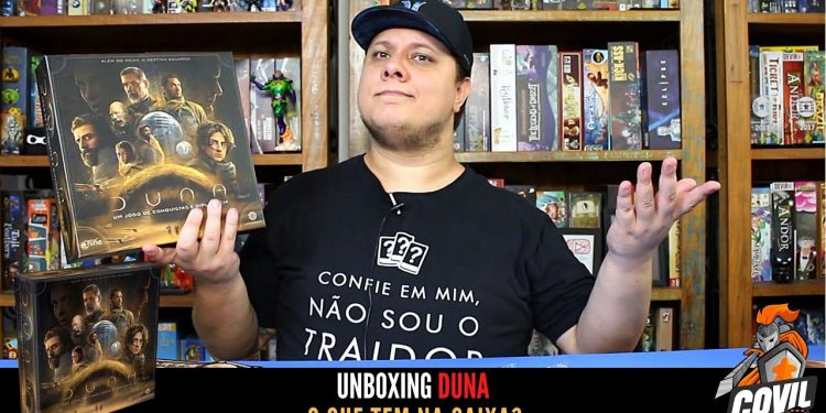 O Que tem na Caixa? Unboxing Duna: Um Jogo de Conquistas e Diplomacia