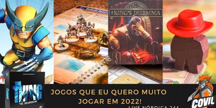 Live Nórdica 244 – JOGOS QUE EU QUERO MUITO JOGAR EM 2022!