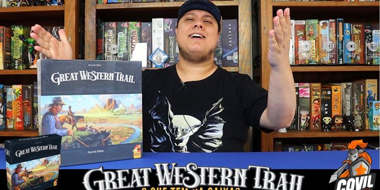 O Que tem na Caixa? Unboxing Great Western Trail 2ª Edição